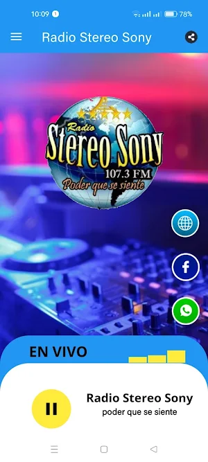 RADIO STEREO SONY Screenshot 1