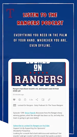 Go Rangers Texas Rangers News Screenshot 3