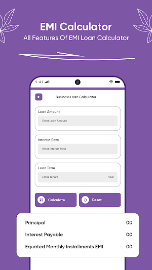 LoanLend - EMI Loan Calculator Screenshot 2