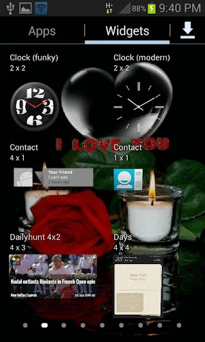 Candle In Glass LWP Screenshot 0