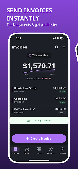 Bill To: Invoice Maker App Screenshot 0