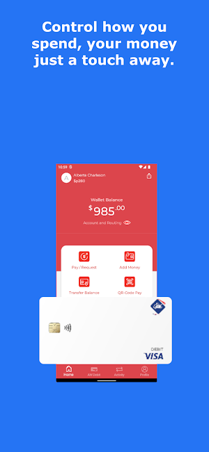 American eWallet Screenshot 1