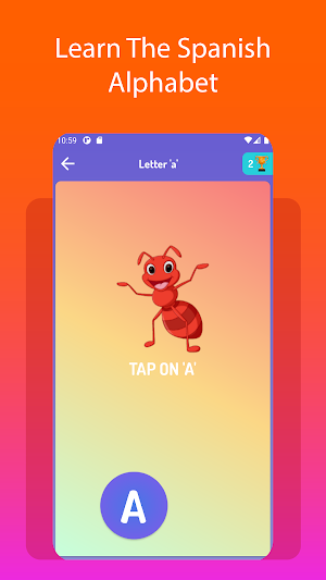 Spanish for Kids & Beginners – Learn Spanish Words Screenshot 1