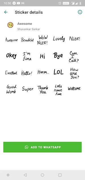 EngoStick - English WAStickerApps Screenshot 1