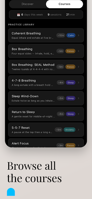 Boxed Breathing Screenshot 3