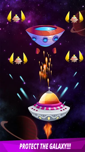 Glaxy shooter Galaxy Attack 3D Screenshot 3