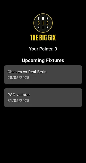 The Big 6ix Prediction App. Screenshot 0