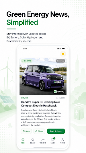 Greenly: 1-Minute Green News Screenshot 0