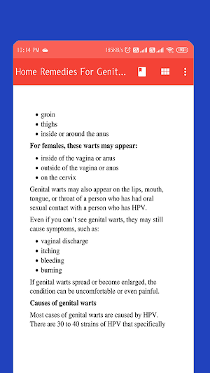 Home Remedies For Genital Warts Screenshot 3