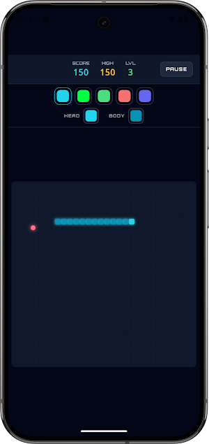 Neon Snake Strike Offline Play Screenshot 1