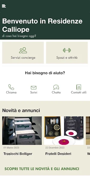 Parco Leonardo Concierge Screenshot 2