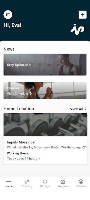 Impuls Fitnessclubs Screenshot 1