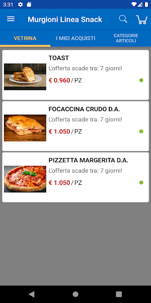 Murgioni Linea Snack Screenshot 3