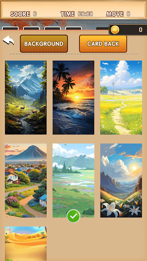 Nature's Solitaire-puzzle game Screenshot 1