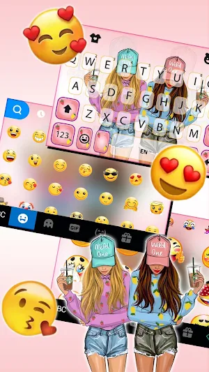 BFF Besties Keyboard Background Screenshot 3
