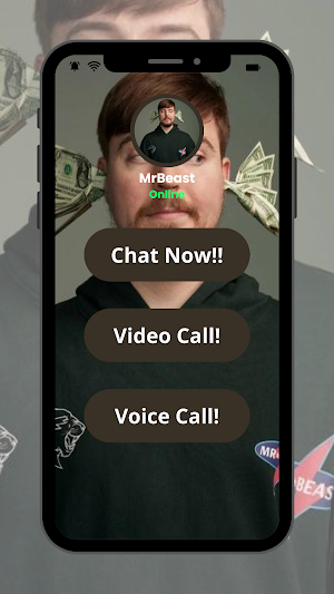 MrBeast Fake Video Call & Chat Screenshot 3