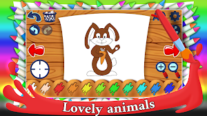 Beautiful Coloring Book For Kids - Preschool Games Screenshot 2