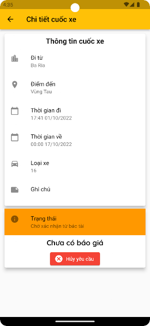 Mino - Đặt xe tiện lợi Screenshot 3
