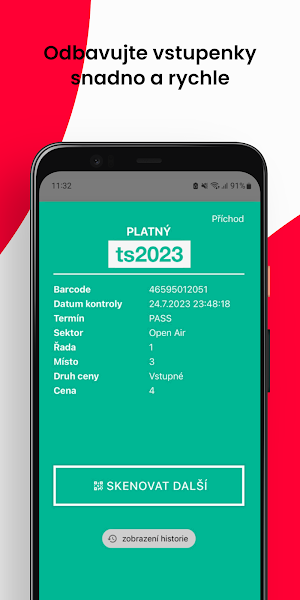 Ticketstream Scanner Screenshot 2