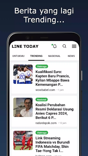 LINE Today - Berita Hari Ini Screenshot 1