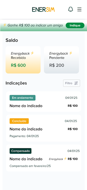 Portal do Associado Enersim Screenshot 0