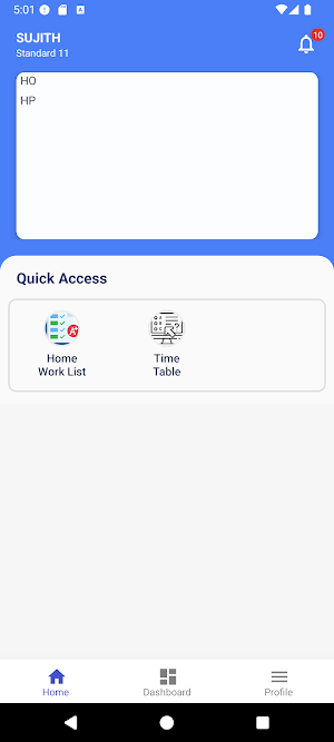 svm student app Screenshot 1
