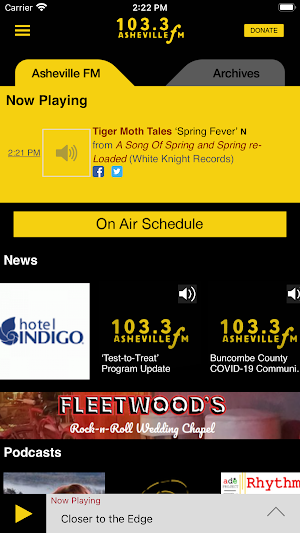 103.3 Asheville FM Screenshot 1
