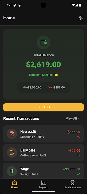 Ducky Bank: Personal Finance Screenshot 0