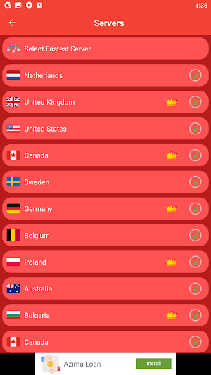 Best friend vpn Screenshot 1
