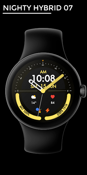 Nighty Hybrid 07 - watch face Screenshot 0