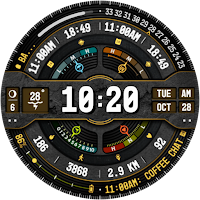 Digital Watch Face Infowatch 4