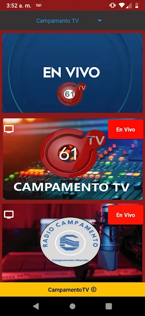 CampamentoTV Screenshot 1