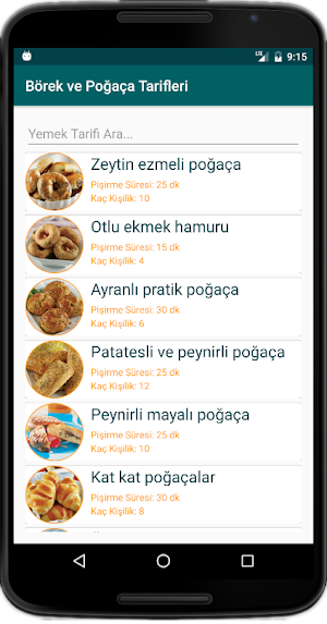 İnternetsiz Börek ve Poğaça Tarifleri Screenshot 1