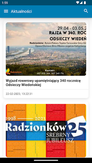 Miasto Radzionków Screenshot 2