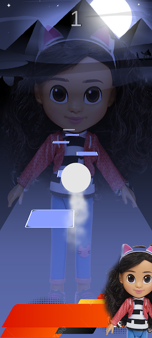 Gabbys Girl Doll Tile Hop Screenshot 1