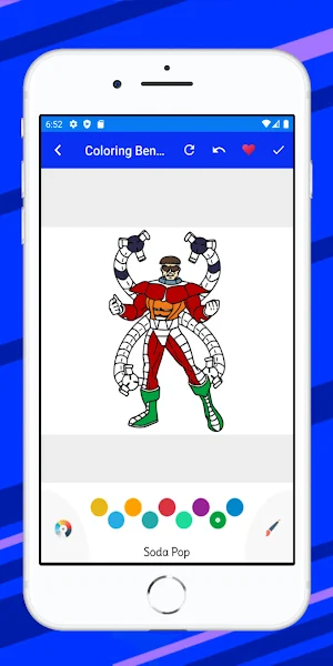 Spider Ultra coloring book man Screenshot 1