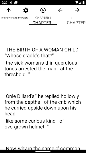 Book, The Power and the Glory Screenshot 1