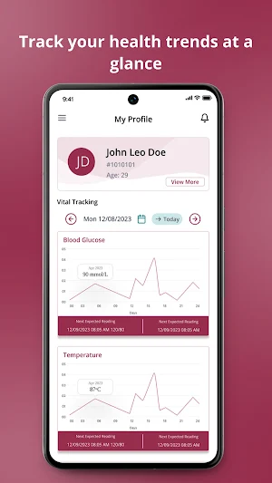 ARCM 24/7 HealthVitals Pat. Screenshot 1
