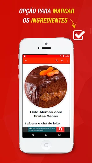 Receitas de Bolo Gelado Screenshot 1