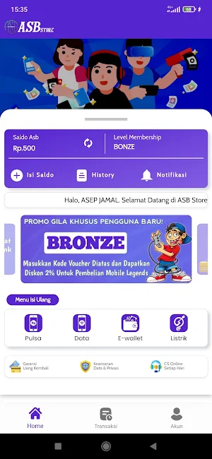 ASB Store - Top Up Murah Screenshot 0