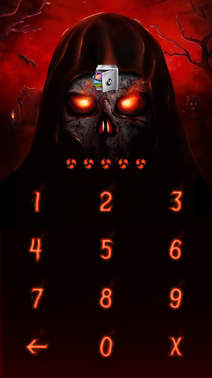 AppLock Live Theme Devil Eyes - Paid Theme Screenshot 1