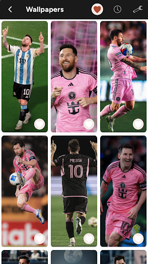 Messi Wallpapers and Keyboard Screenshot 1