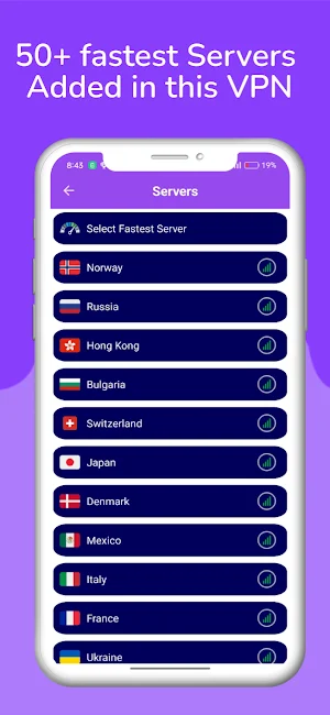 Vast VPN : Secure VPN Proxy Screenshot 1