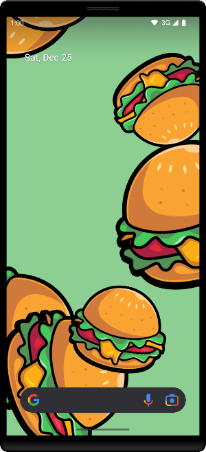 Burgers Live Wallpaper Screenshot 3