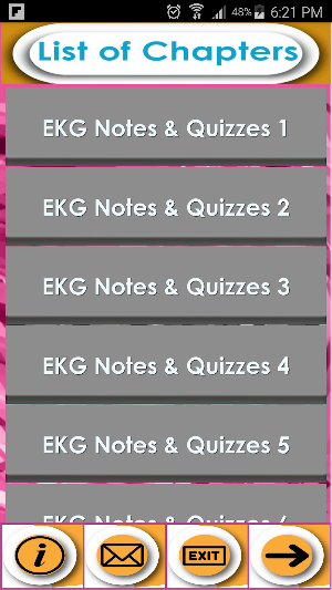 EKG Exam Prep: Notes & Quizzes Screenshot 0