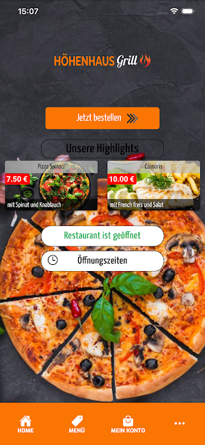Höhenhaus Grill Screenshot 0