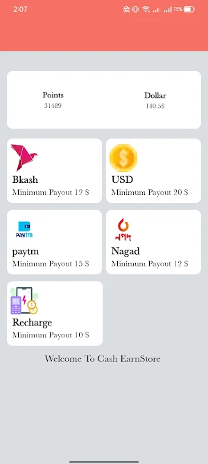 Cash EarnStore Screenshot 1