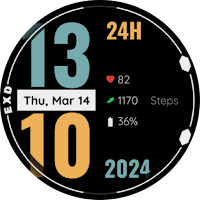 EXD026: Digital Watch Face