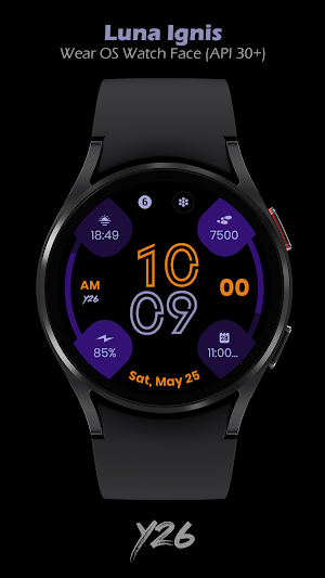 Y26 Luna Ignis Watch Face Screenshot 0