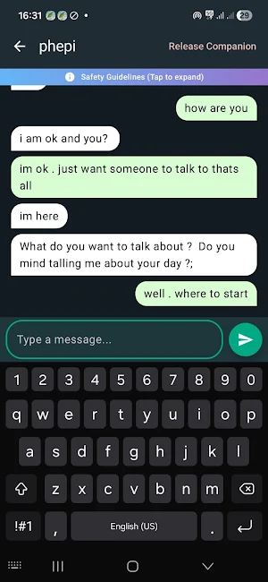 Words Of Comfort Screenshot 0